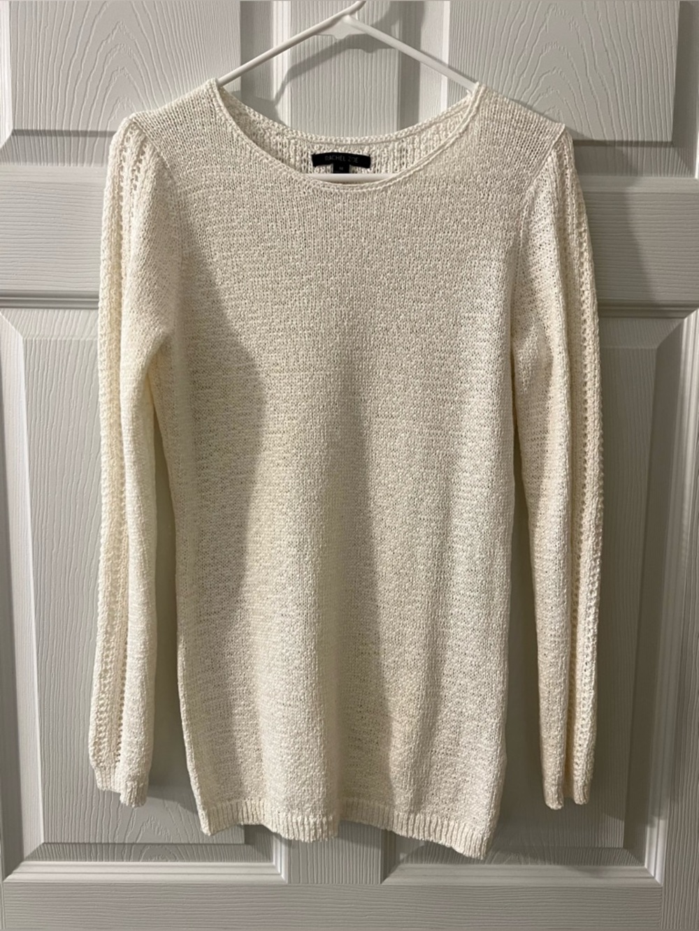 Cream Knit Long-Sleeve Sweater NWOT